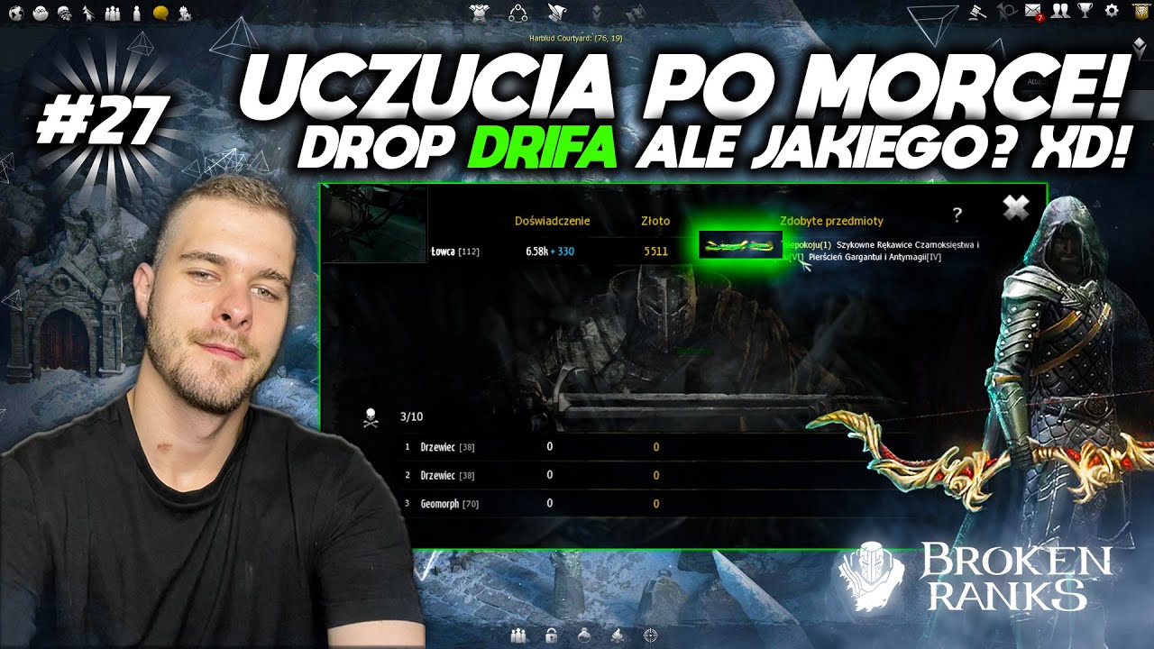 BROKEN RANKS ⚔️ UCZUCIA PO MORCE! / DROP! / CIĘŻKI ODCINEK XD / NIE MOŻNA SIĘ PODDAWAĆ! 