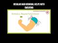 Regular hair removal helps with sweating #hair #hairremoval #sweating