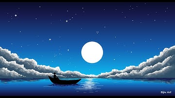 Simple Scenery Drawing on Ms Paint | Ms Paint Drawing | paint in computer | How to draw in Ms Paint