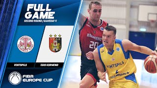 Ventspils v Egis Kormend - Full Game - FIBA Europe Cup 2019