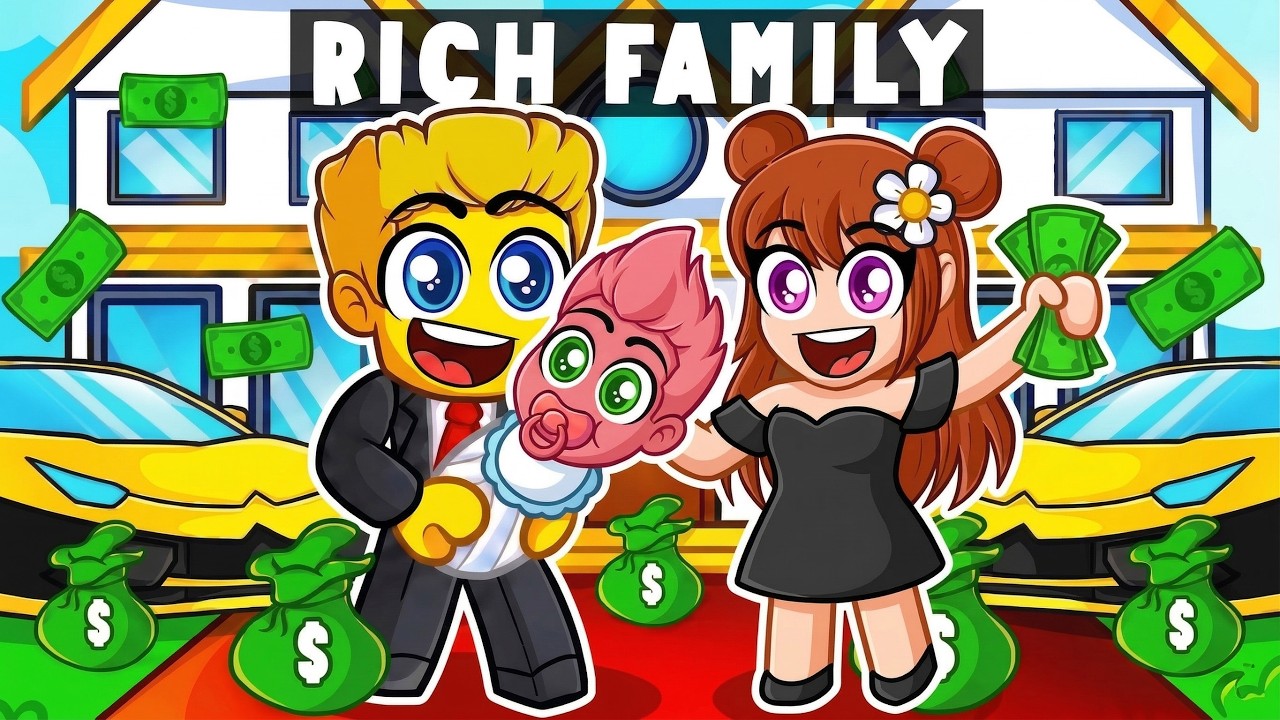 Иметь БОГАТУЮ СЕМЬЮ в Roblox!