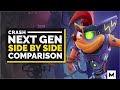 Crash Bandicoot 4, Nitro-Fueled & N. Sane Trilogy On Series X Side By Side Next Gen Comparison!