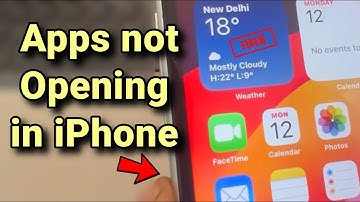 Apps not opening in iPhone : How to Fix