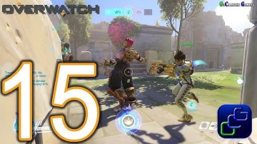 Overwatch PS4 Gameplay - Part 15 - Competitive Placement Match: Zarya on Ilios