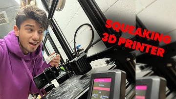 My 3D Is Printer SQUEAKING??! (How I fixed it)