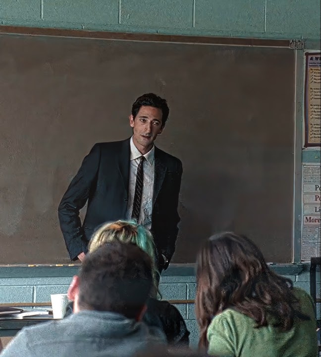 He's A Great Teacher π€ | Detachment Movie Sad Edit | Song - Kamin (Slowed) #edit #shorts