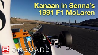 Kanaan Drives Senna's 1991 McLaren MP4/6 World Champion