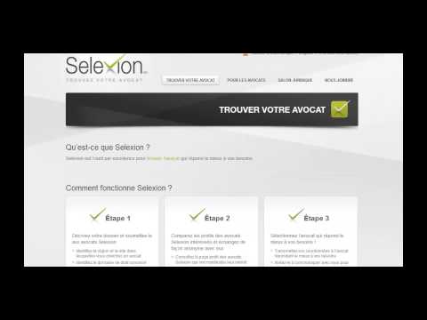 Comment fonctionne Selexion - Trouvez votre avocat