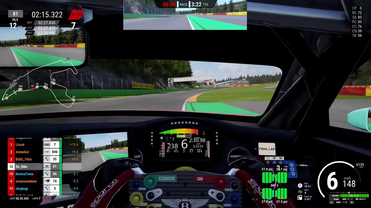 Assetto Corsa Competizione Multiplayer Youtube