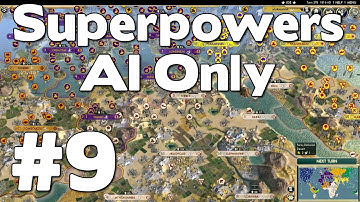 Rome & China Strike Again - Civ 5 Superpowers AI Only World Battle #9
