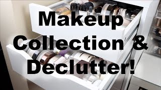 MAKEUP COLLECTION & DECLUTTER | CREAM BRONZERS, BLUSHES, HIGHLIGHTERS, POWDERS AND PRIMERS!