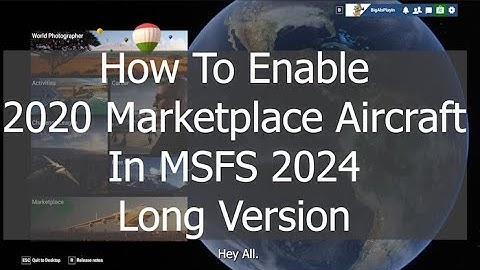 How To Enable Microsoft Flight Simulator 2020 Marketplace Aircraft In MSFS 2024 -  Long Version