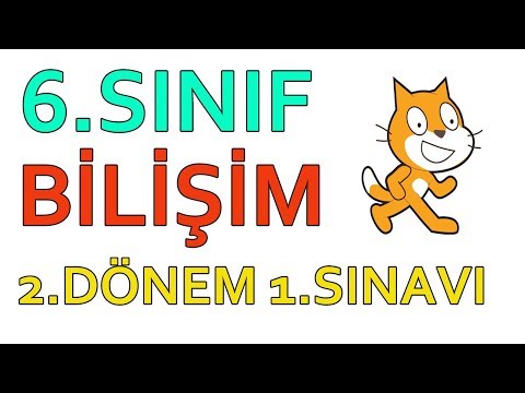 6.Sınıf Bilişim 2.Dönem 1.Yazılı Sınavı Scratch