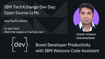 Boost Developer Productivity with IBM watsonx Code Assistant