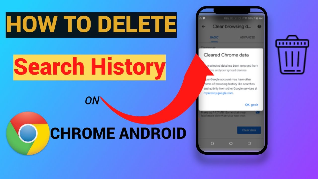 How to Clear Search History on Chrome Android – Delete Browsing History ...