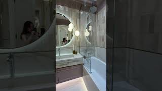 Процесс реализации дизайнерской ванной комнаты ✨ ДО/ПОСЛЕ #дизайнинтерьера #дизайн #дизайнпроект
