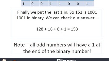 Introduction to binary - OCR GCE Computer Science