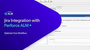 Jira Intergration with Perforce ALM