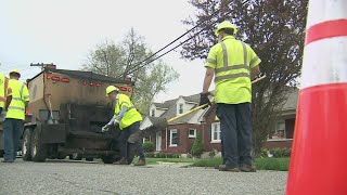 City of Louisville begins filling potholes during 'blitz'