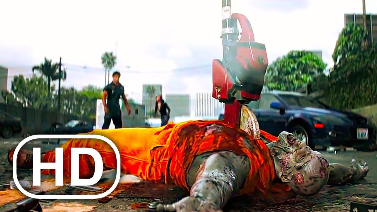 Zombie Horde Fight Scene 4K ULTRA HD - Dead Rising Cinematic