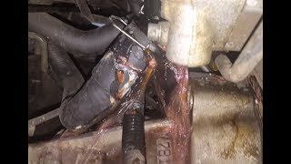 VW Passat 1.8L heater hose replacement