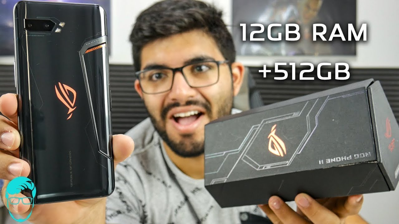 GANHEI O SMARTPHONE MAIS POTENTE DO MUNDO! ASUS ROG PHONE 2! 12GB+512GB e 6000MAH O/