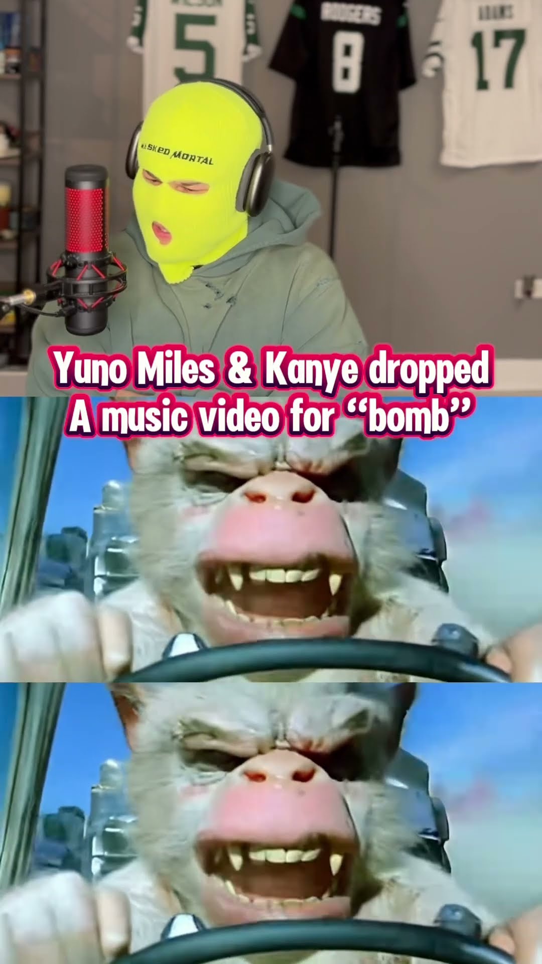 Yuno Miles and Kanye actually dropped a music video for the bomb remix?!?