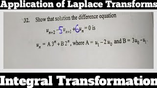 64. How To Prove Solution of Difference Equation - Most Important Question#32 - Complete Concept