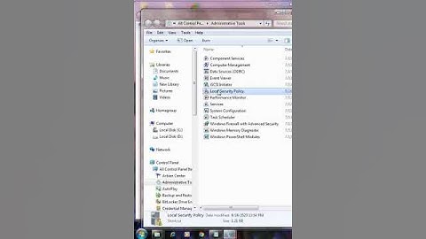 How to find Bit locker drive encryption in windows 7