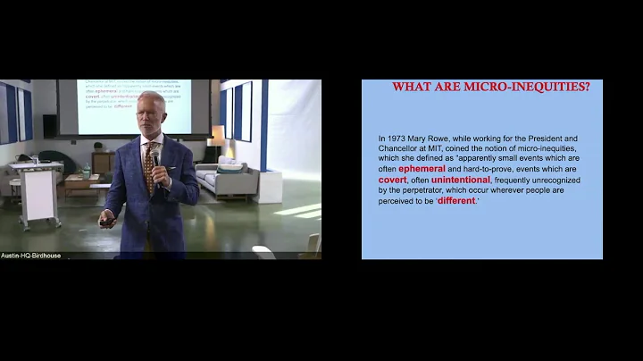 Examples of Unconscious Bias creating Micro Inequities 720p