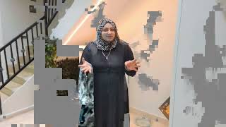 تفصيل عبايه بسيطه بشرح مختصر #هبه_بيتي_كل_حياتي 