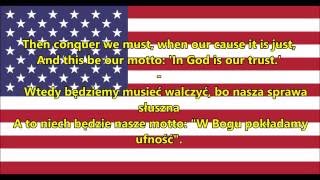 Hymn Stanów Zjednoczonych Ameryki - Anthem USA (EN/PL Tekst) chords