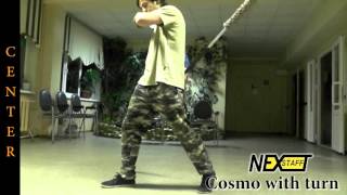 Фаер-шоу. Уроки Шест (Spin Staff) стиль CENTER - Cosmo with turn Фаер-шоу. Уроки Шест (Spin Staff) стиль CENTER - Cosmo with turn