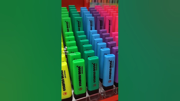 Stabilo, surligneur, fluo, rayon Papeterie-Stationary, Librairie des Lycées Luxembourg 🇱🇺