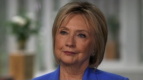 Hillary Clinton: Bill should "absolutely not" have stepped down over Lewinsky scandal