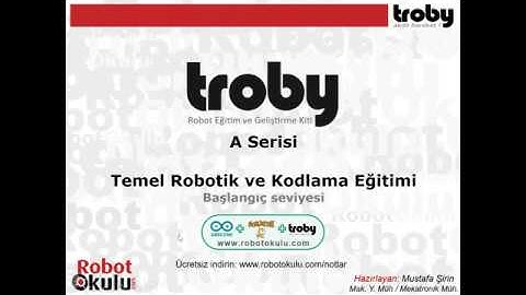 Temel Robotik ve Kodlama Eğitimi 100.1