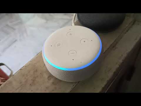 How do I stop the blue and green light on my Alexa?