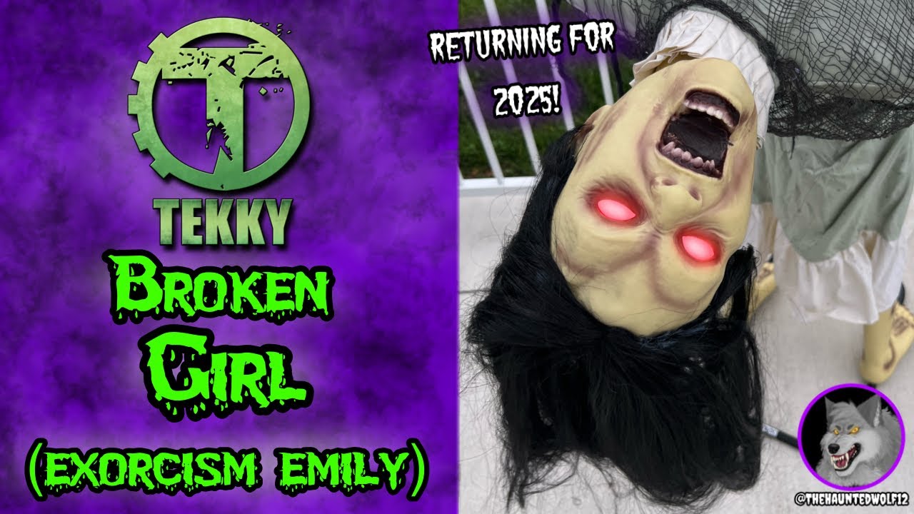2025 REMAKE | Halloween Costumes Tekky Animated Broken Spine Girl (Exorcism Emily) UNBOXING & REVIEW