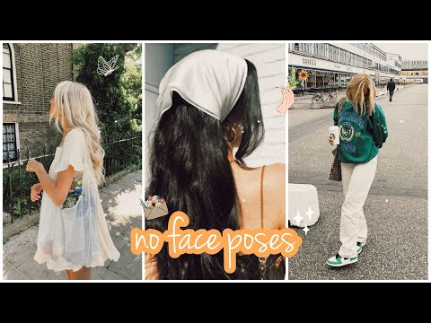 No face photo ideas/poses for girls✨ | Aesthetic