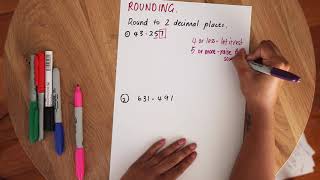 Mini Math Lesson - Guide to Rounding Decimals