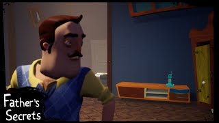 THE ENDING OF POPULAR MOD  FATHER'S SECRETS- HELLO NEIGHBOR MOD KIT