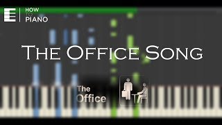 The Office Song | Piano Tutorial Synthesia by HowToPiano