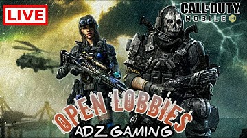 ADZ OPEN LOBBIES | CALL OF DUTY MOBILE | CODM BR #codm