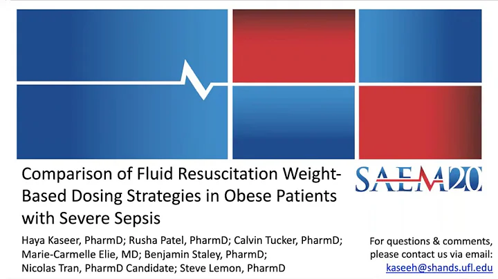 Comparison of Fluid Resuscitation Weight-Based Dos...