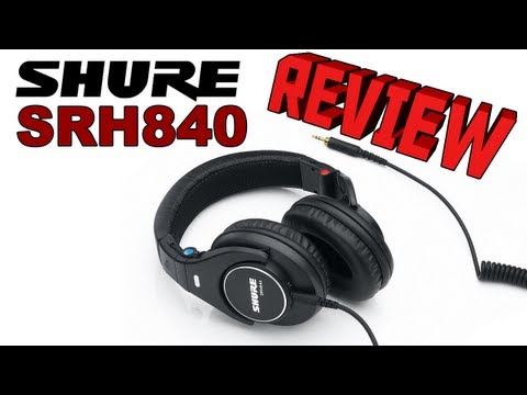 Shure SRH840 Professional Studio Monitoring Headphones Review