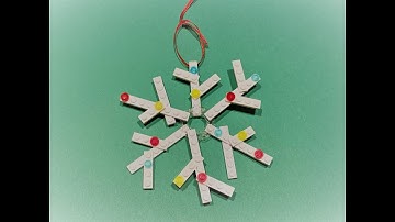 How to build a LEGO Snowflake Ornament!