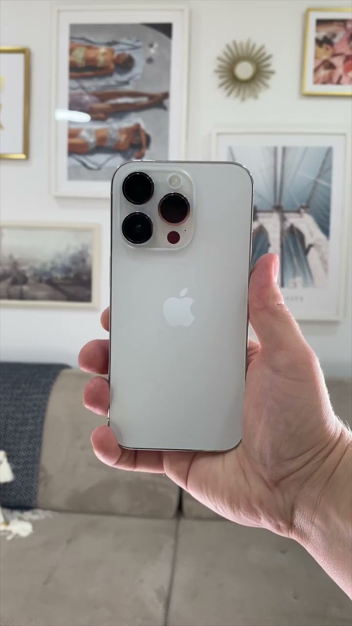 iPhone 14 Pro Silver Unboxing #shorts - YouTube