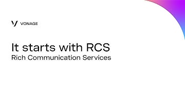 Rich Communication Services (RCS) by Vonage | Build Trust with Branded Messaging