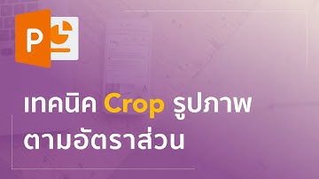 เทคนิค Crop รูปภาพ ตามอัตราส่วนแบบง่ายๆ  | PPT ย่อยง่าย EP9