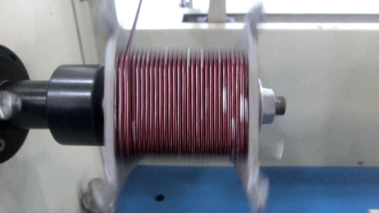 Large transformer coil winding machine YouTube